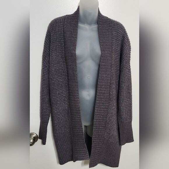 Torrid Gray Knit Cardigan Sweater Size 0 Large - Picture 1 of 6